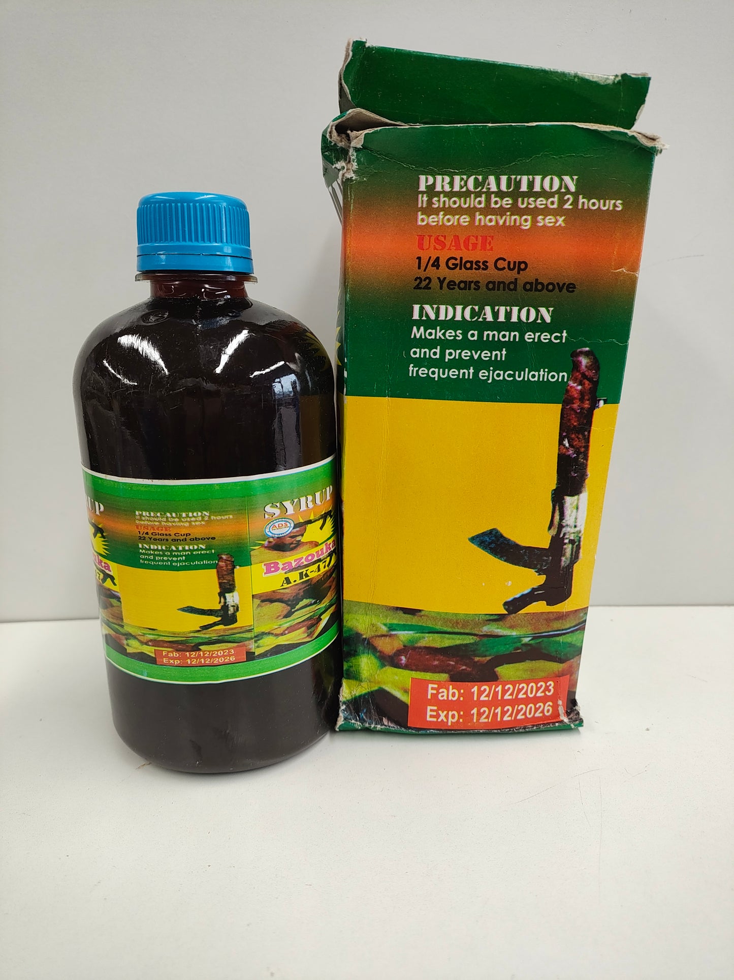 Bazouka A K-47 Syrup/Man Power Herbal drinks