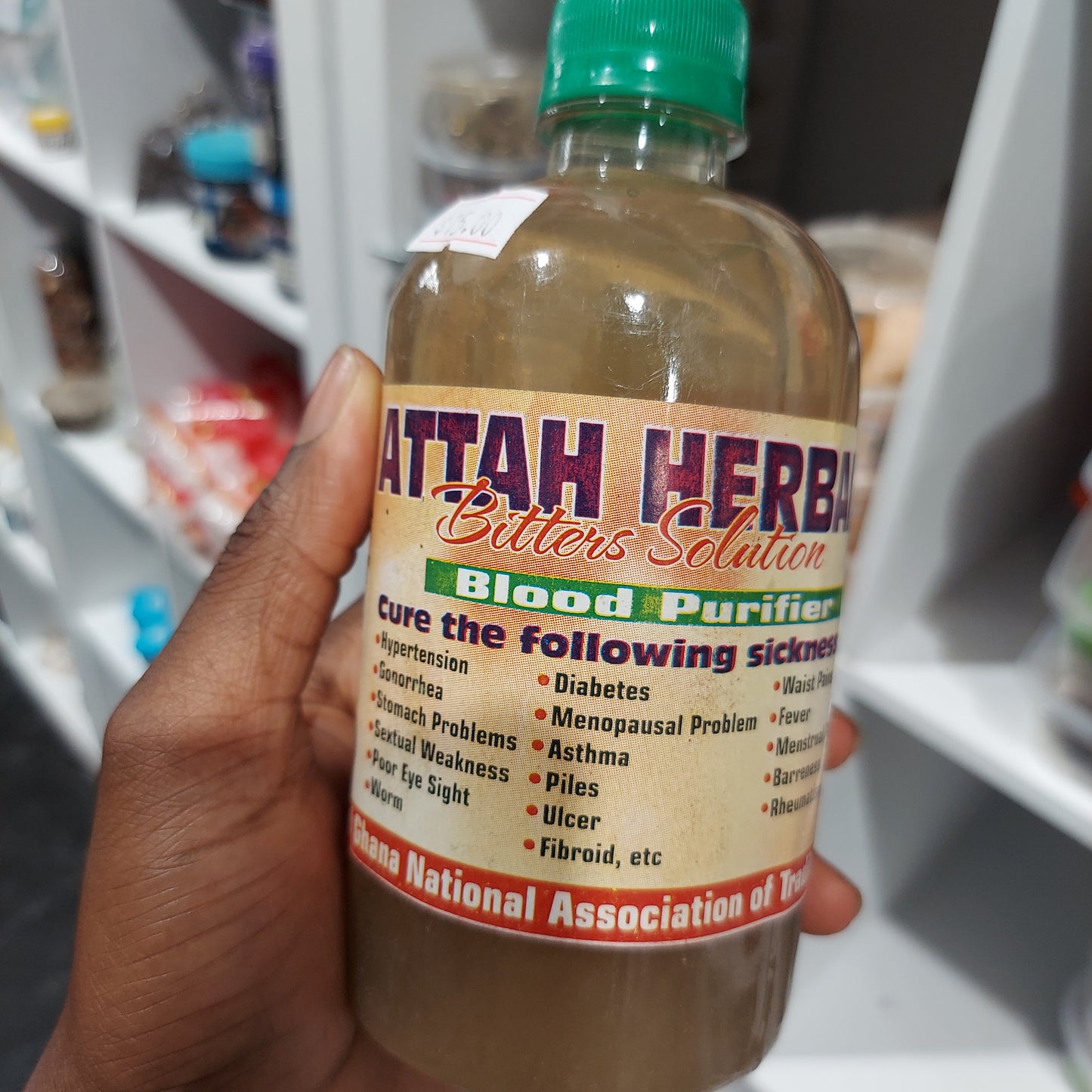 Attached herbal bitters solution blood purifier