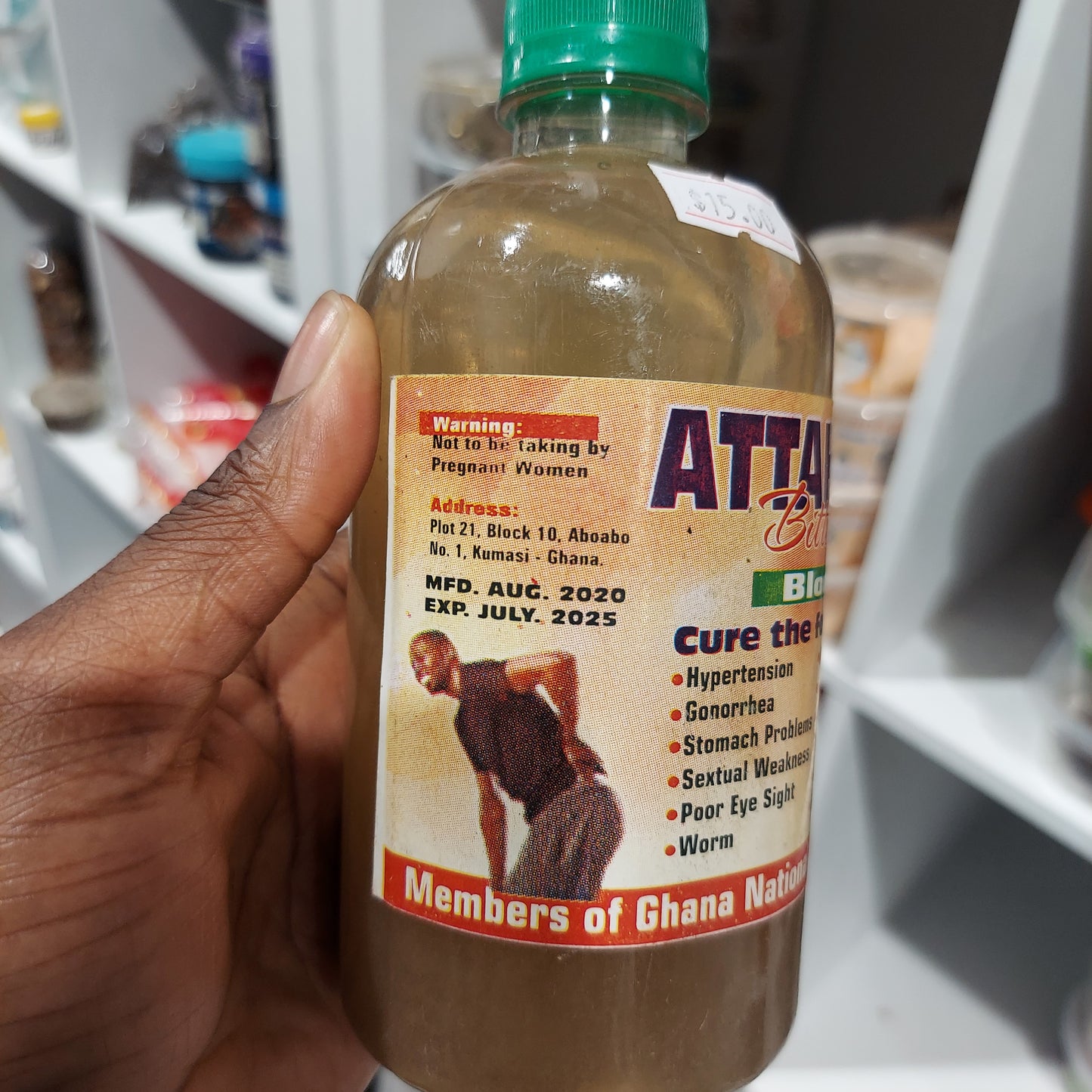 Attached herbal bitters solution blood purifier