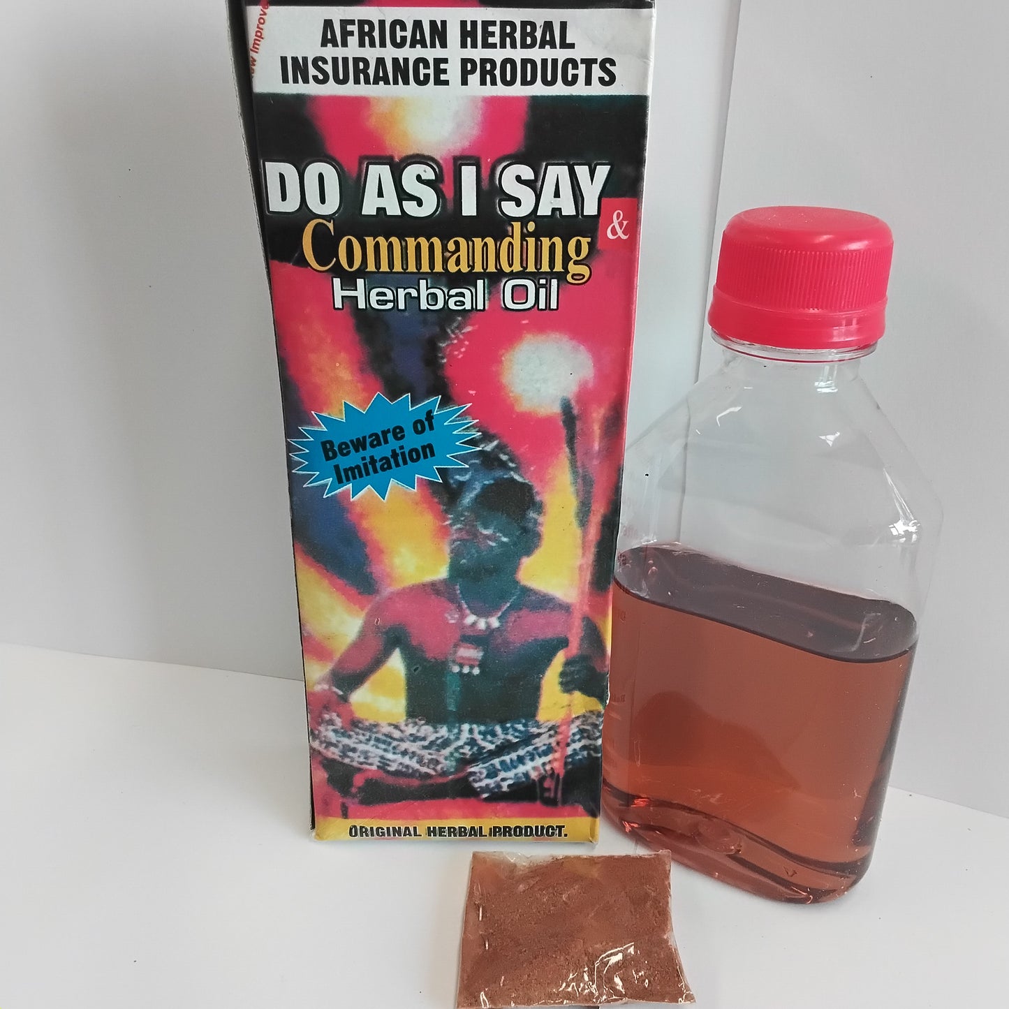 Authentic As I Say Commanding Herbal Oil/Commanding Oil/ African Herbal Insurance Oil