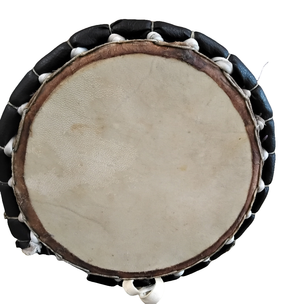 Talking Drum With Talking Drum Stick/Ilu Gangan Length 10inches by 7.2inches in diameter