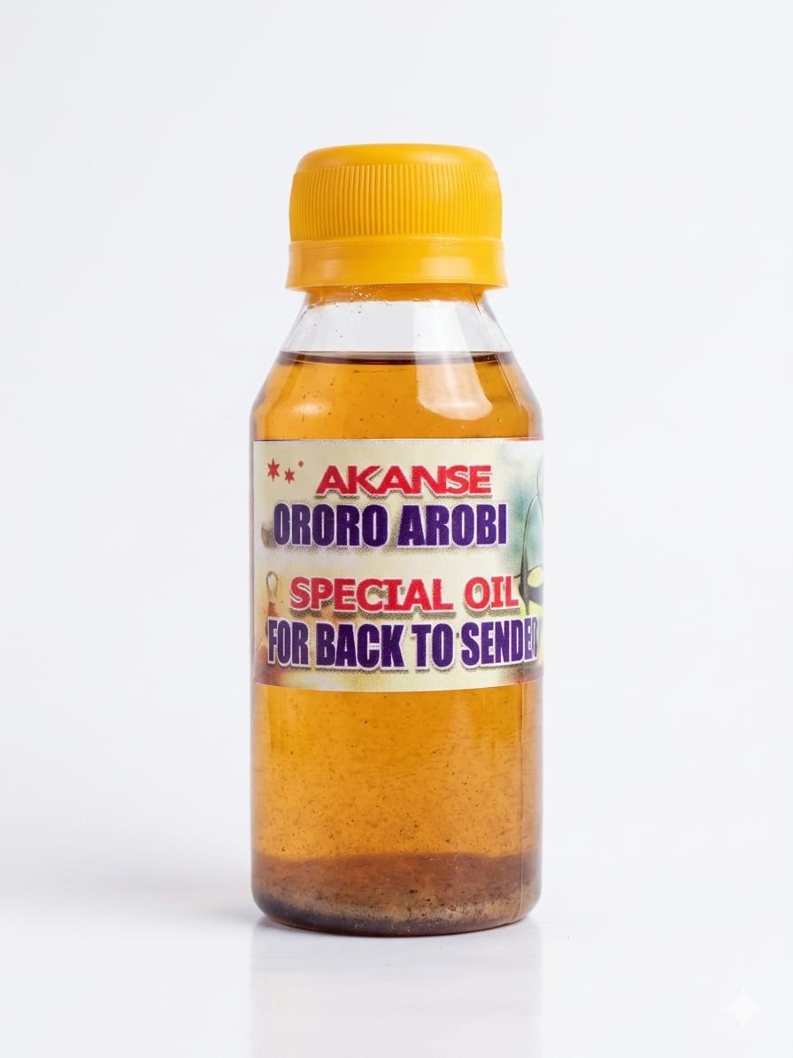 Special Back To Sender Oil/ Akanse Ororo Arobi