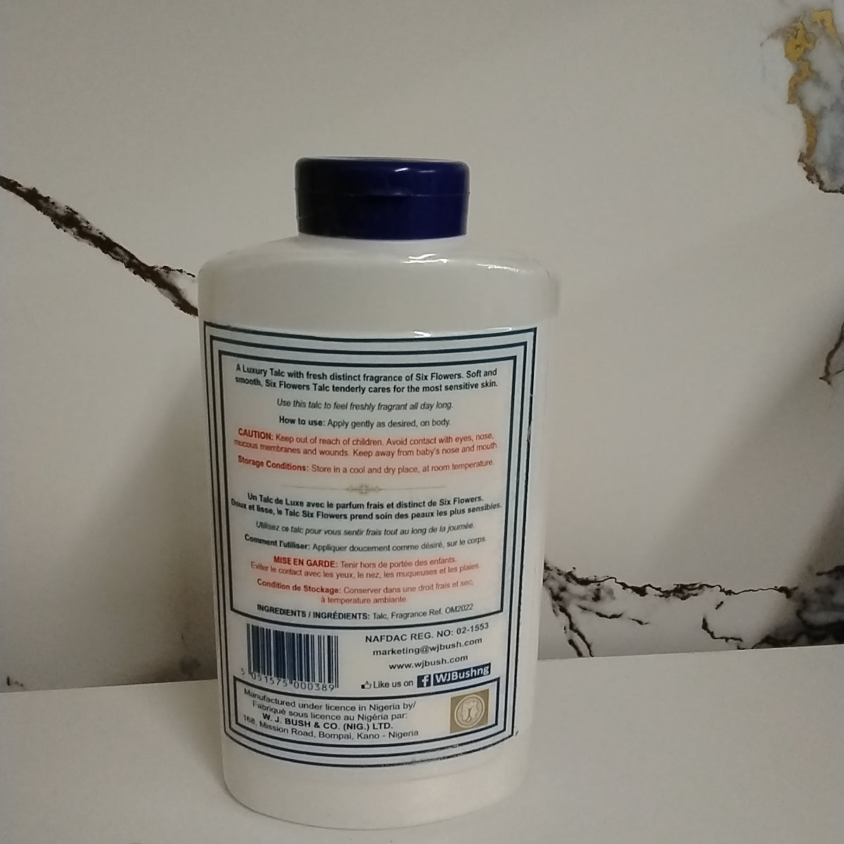 Six Flower Talcum Powder