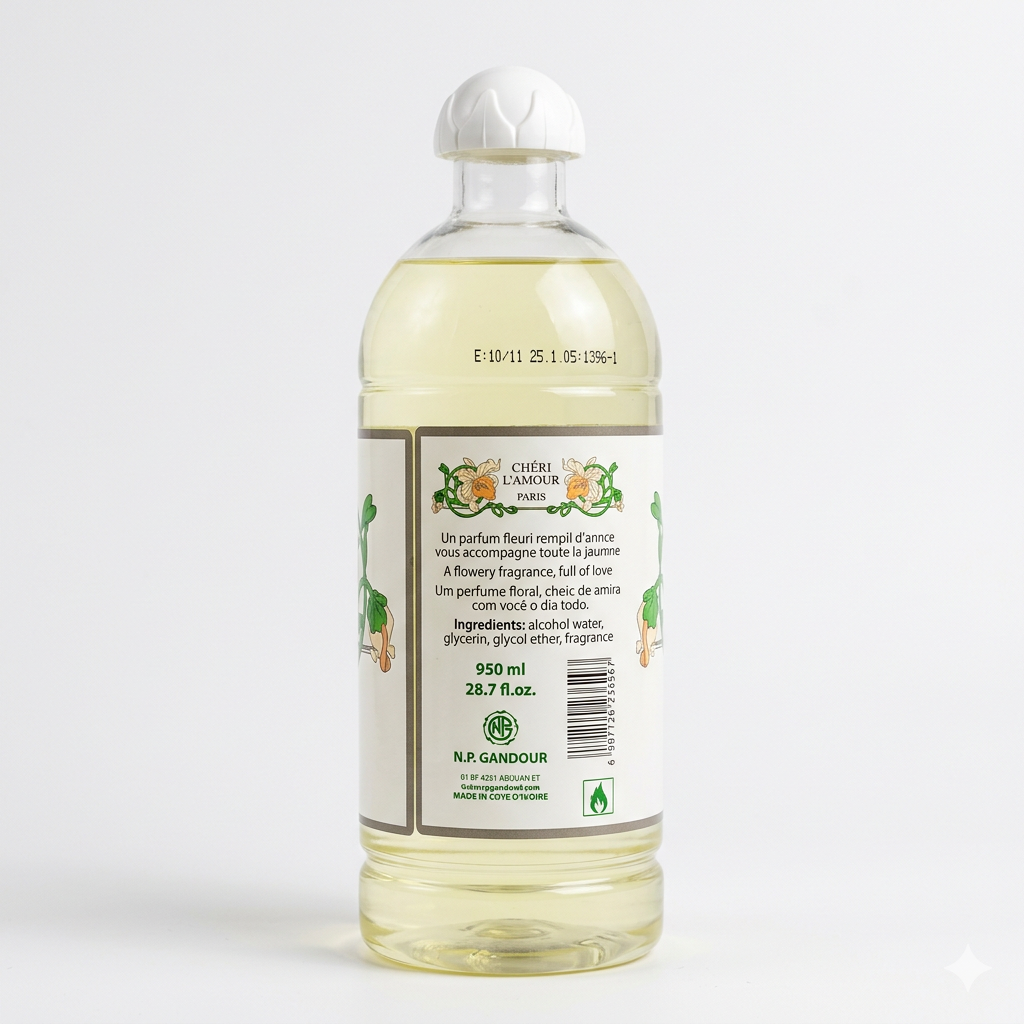Cheri L'Amour Eau De Cologne 1000ml