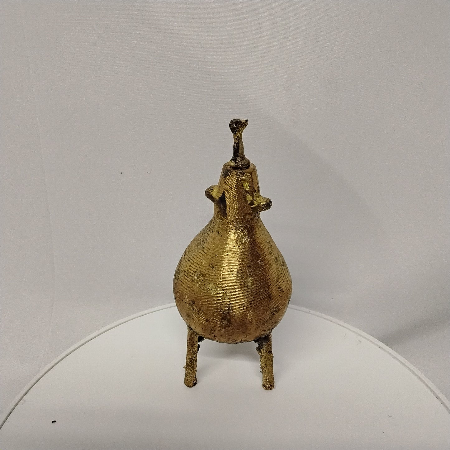 Ado Ide/ Hand Crafted African Brass Gourd