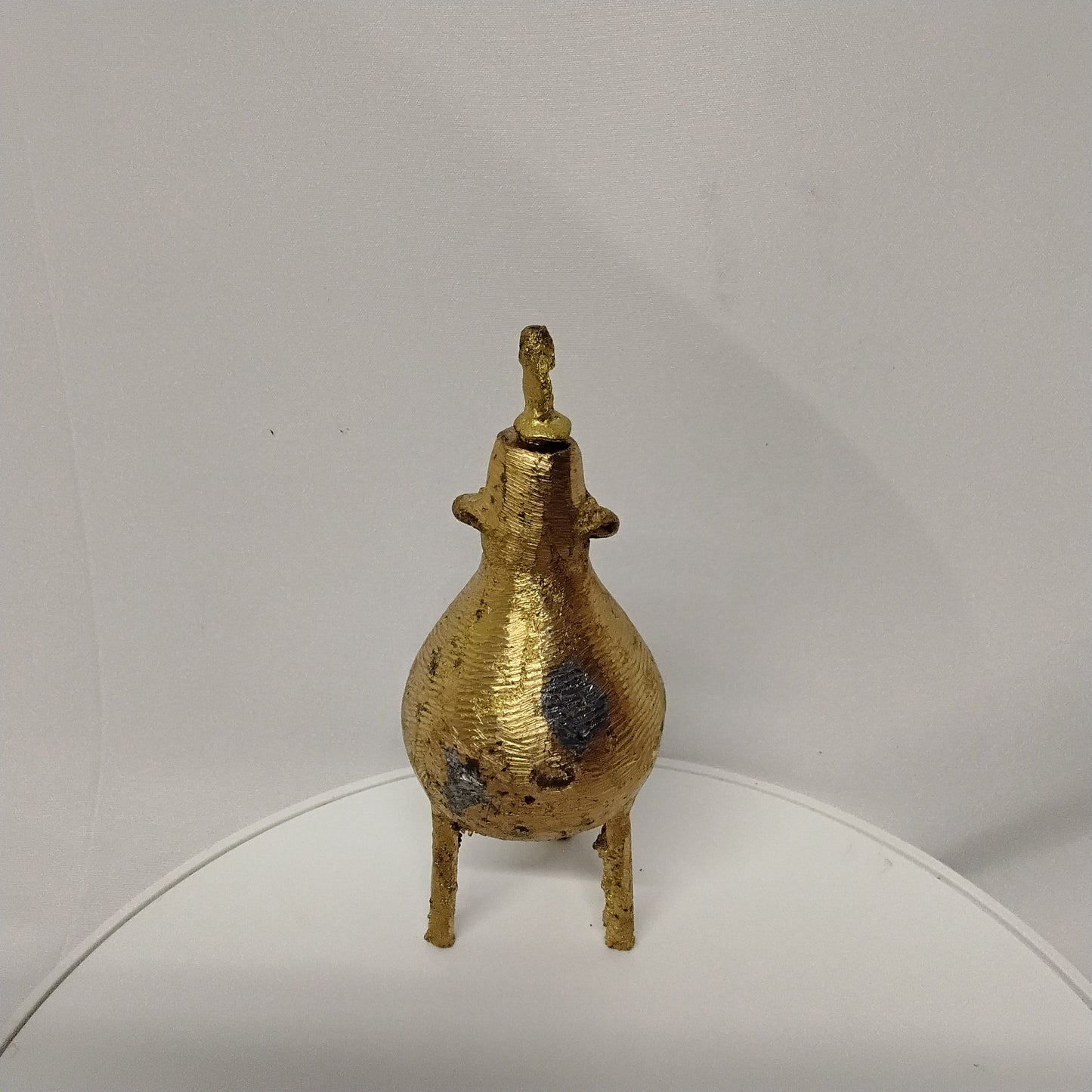 Ado Ide/ Hand Crafted African Brass Gourd