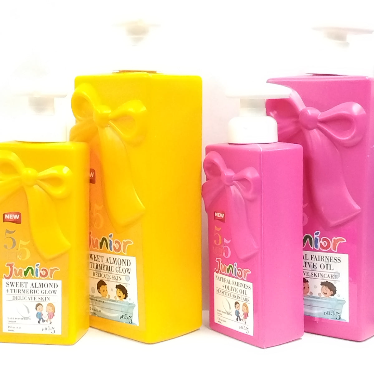 5.5 Medix Junior Sweet Almond + Tumeric Glow Body Wash/5.5 Medix Junior Sweet Almond + Tumeruc Glow Body Lotion