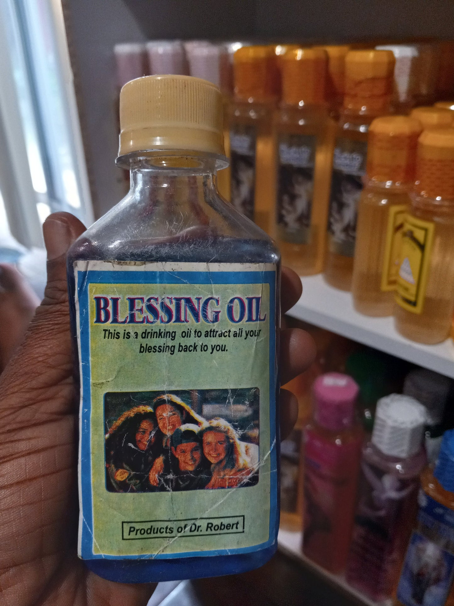 Blessing spiritual oil