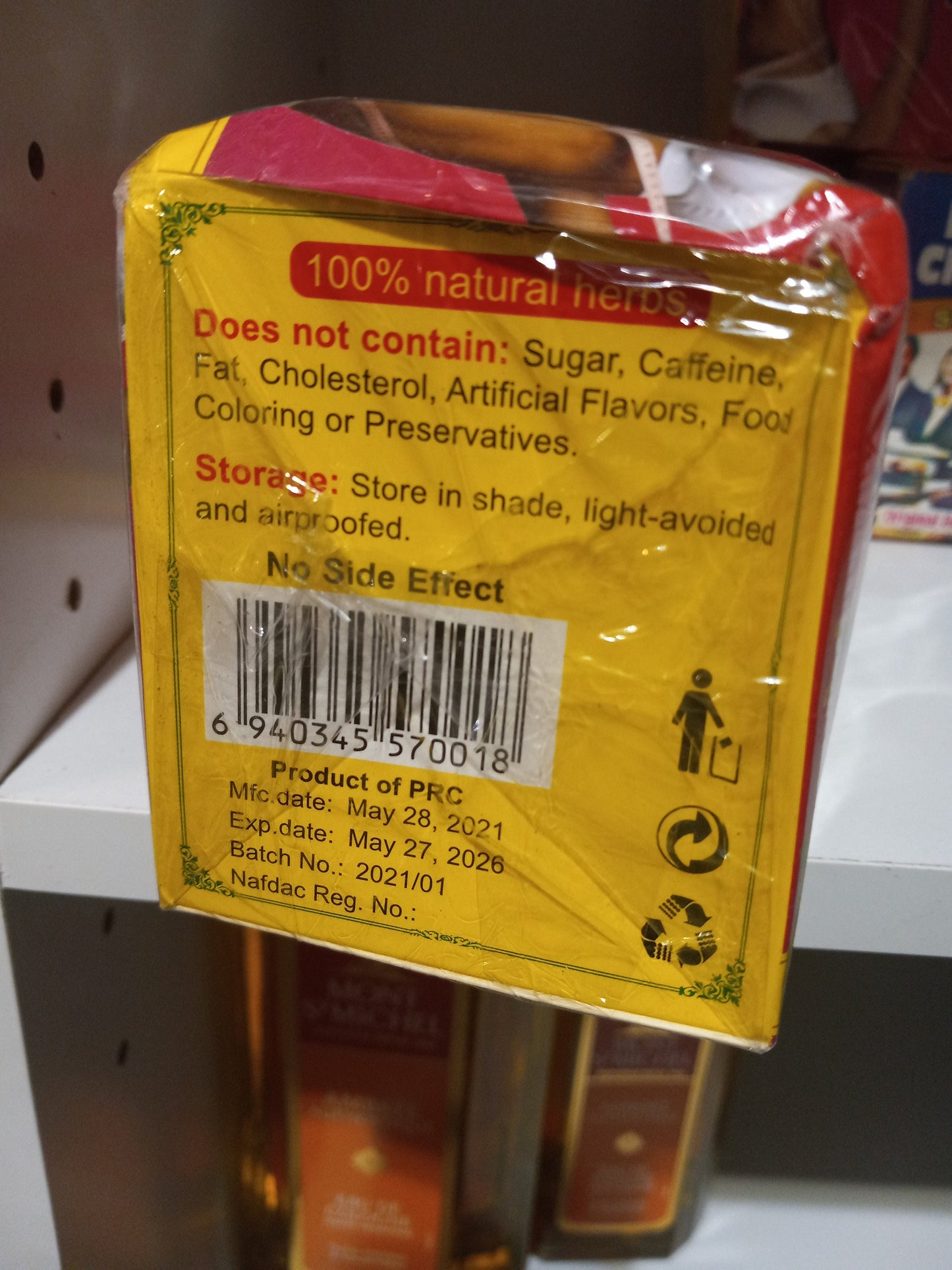 Tummy & body fat reducing tea