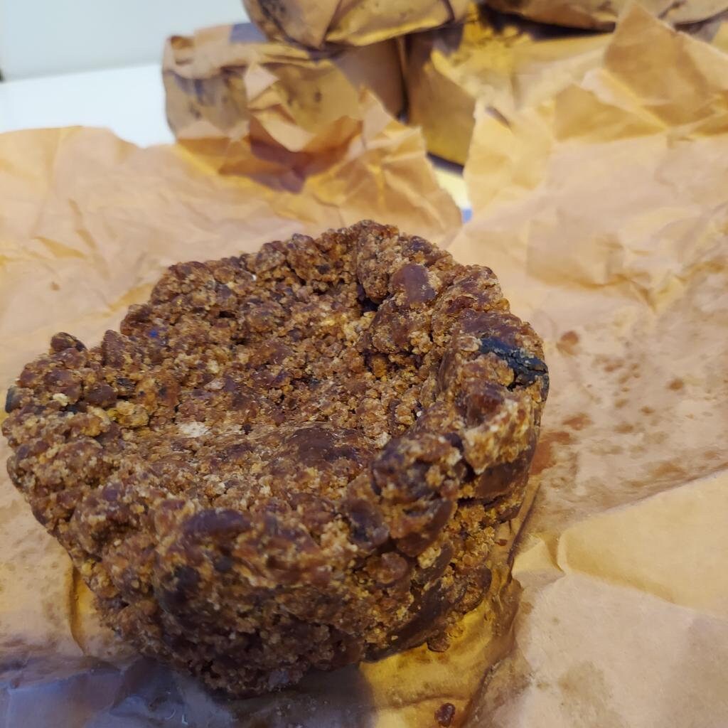 Authentic raw african black soap
