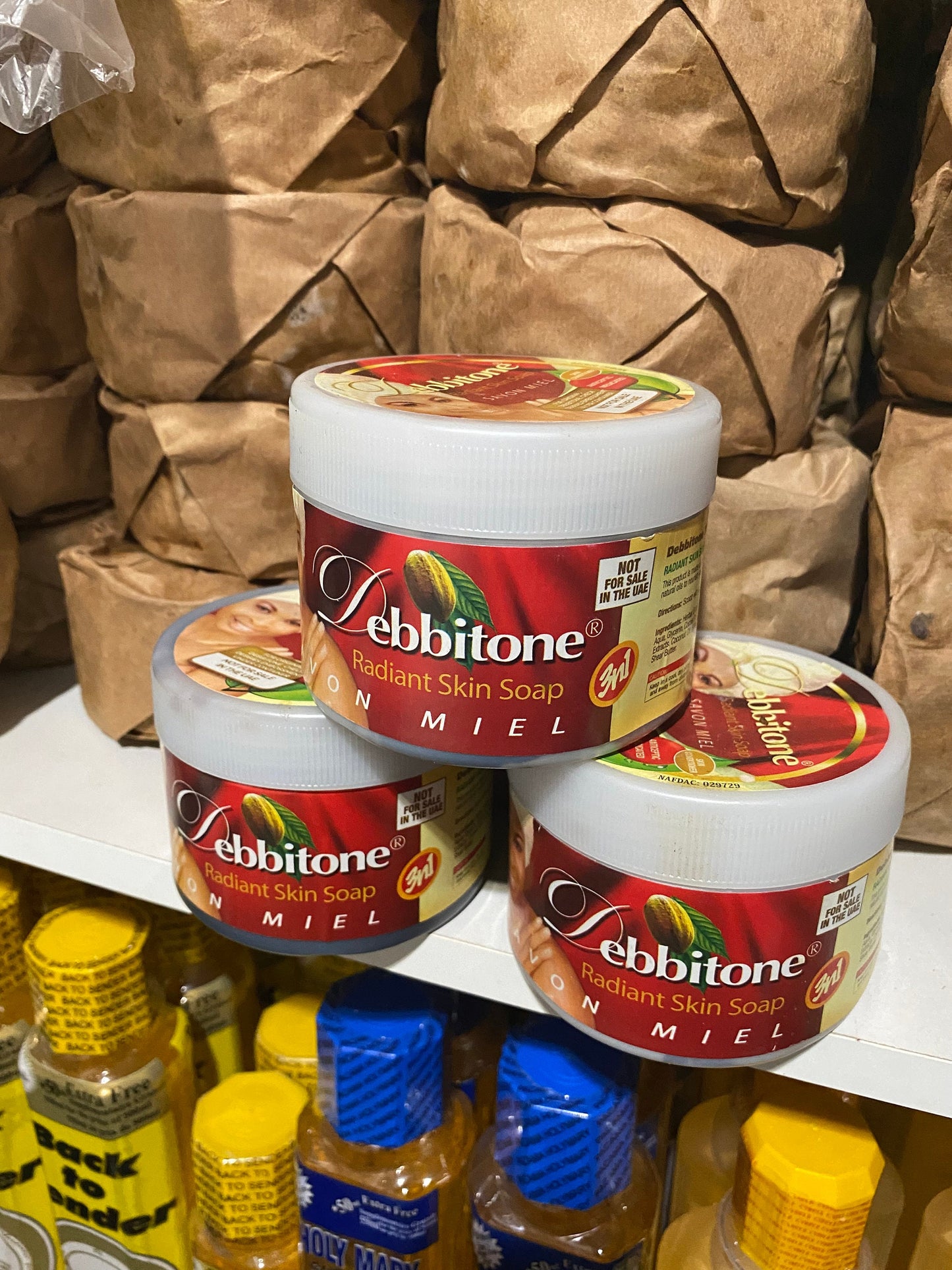 Debitone radiat/black skin soap