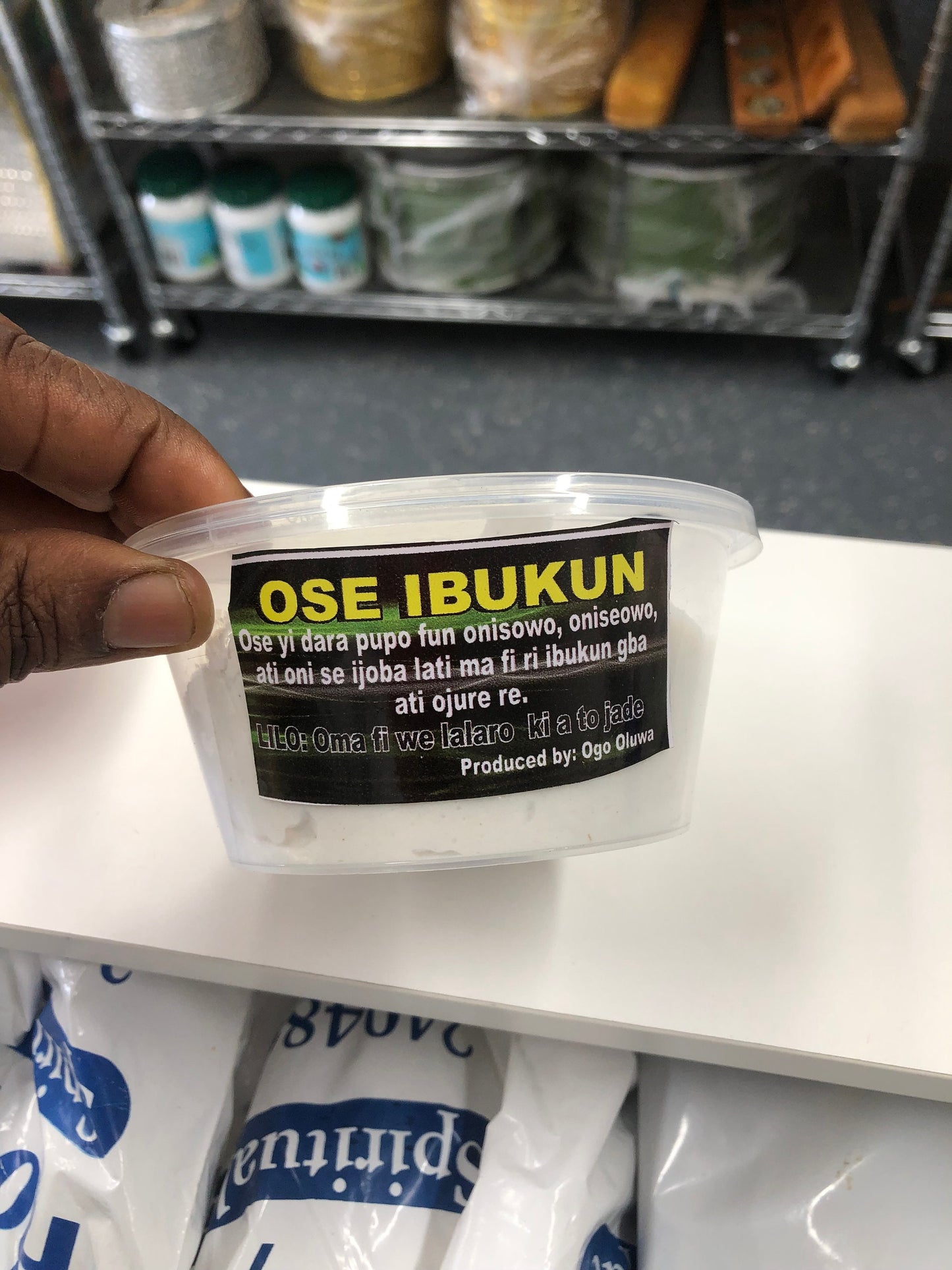 Blessing soap