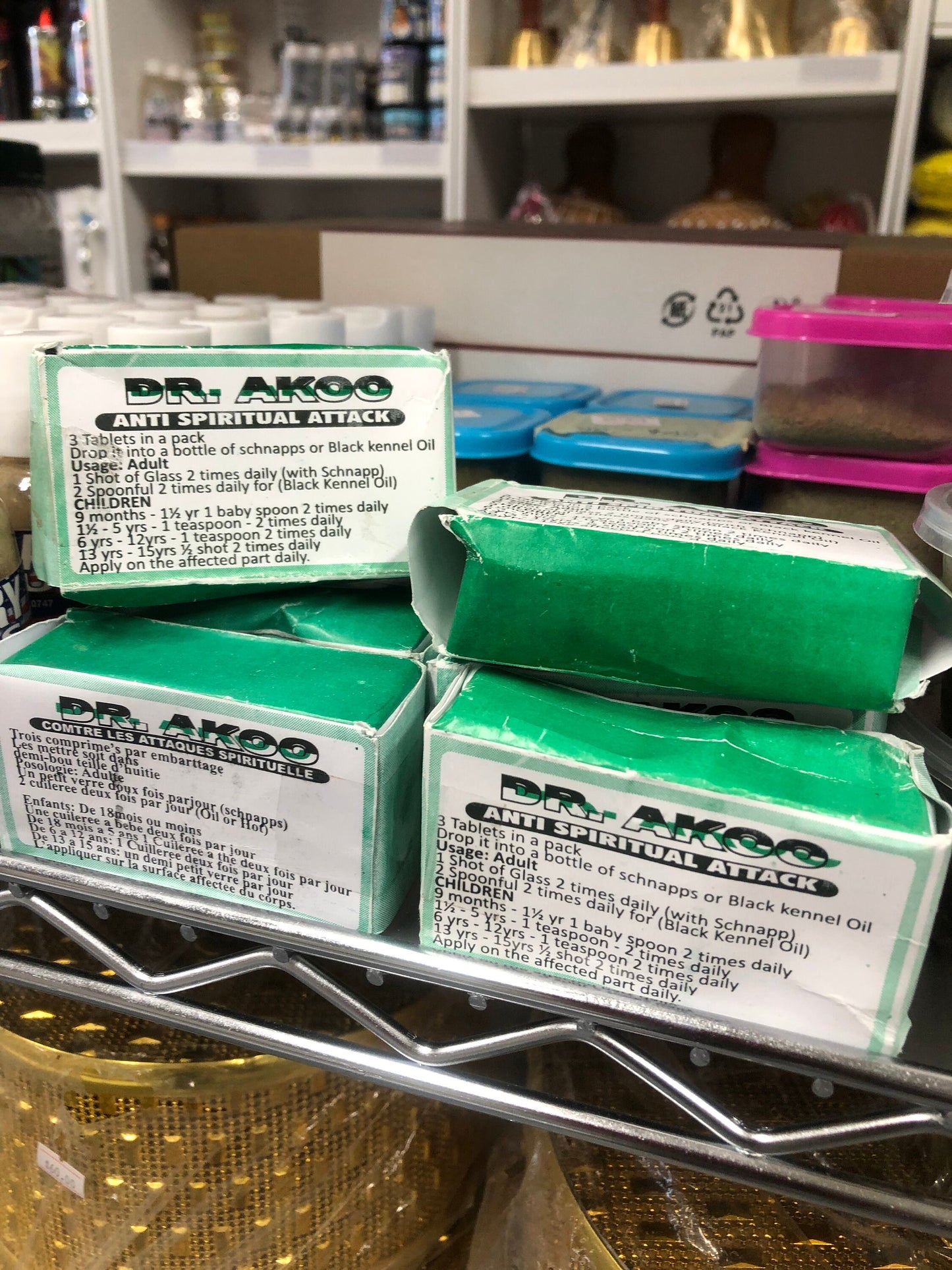 Anti spiritual attack pills