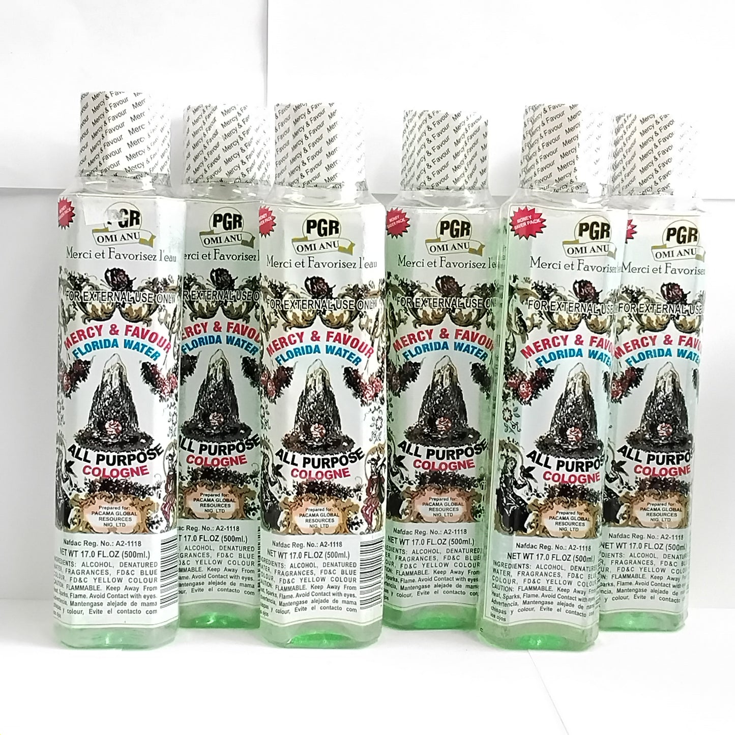 6pcs Florida Water/Mercy & Favour Water/Omi Anu