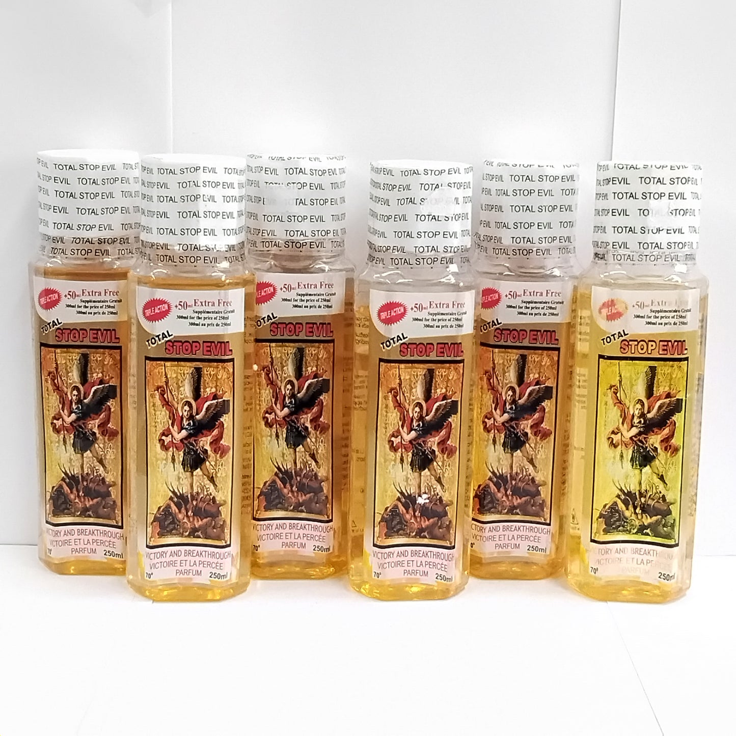 6 Bottles Of Total Stop Evil Perfume