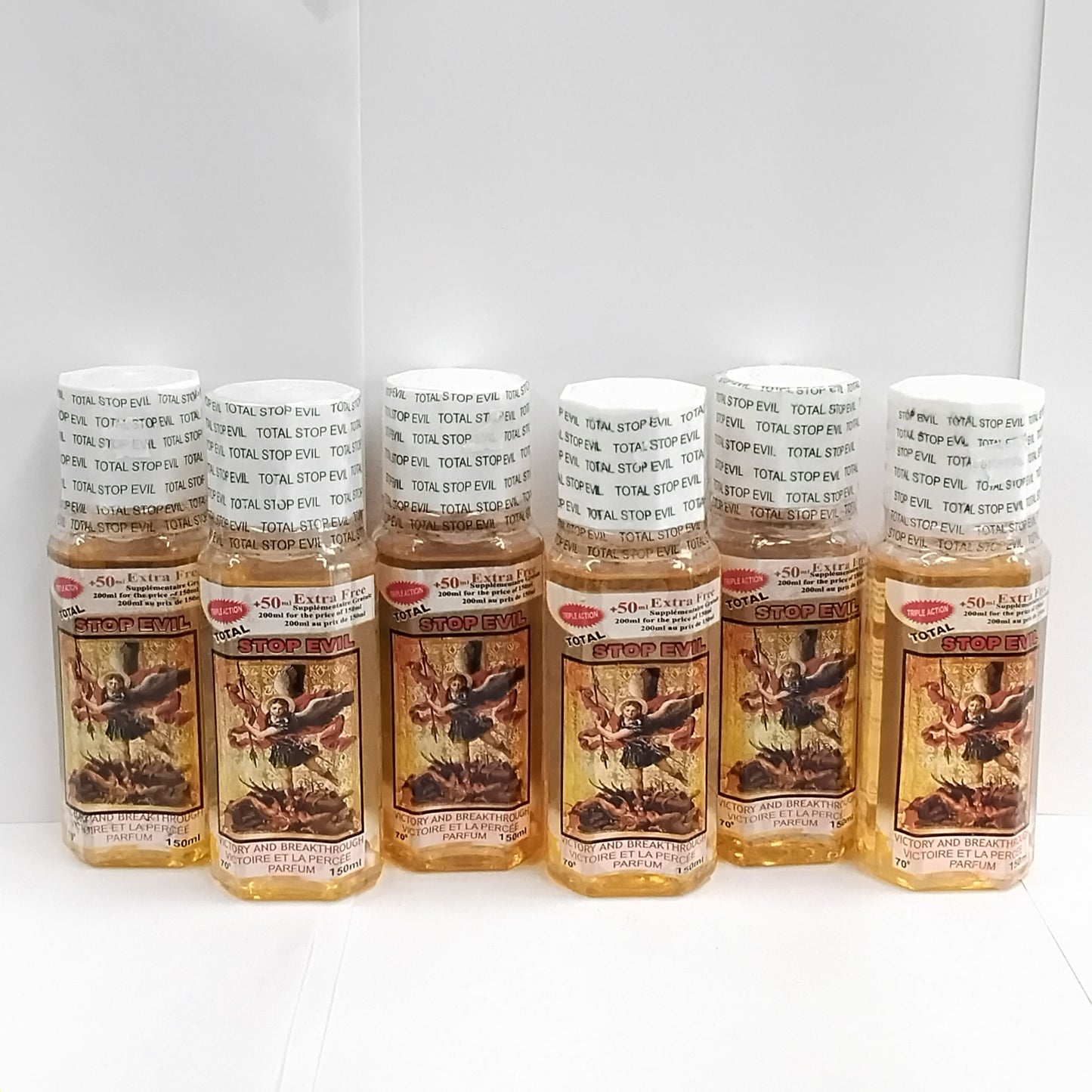 6 Bottles Of Total Stop Evil Perfume