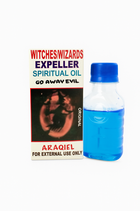 WITCHES/WIZARD EXPELLER SPIRITUAL OIL (GO AWAY EVIL)