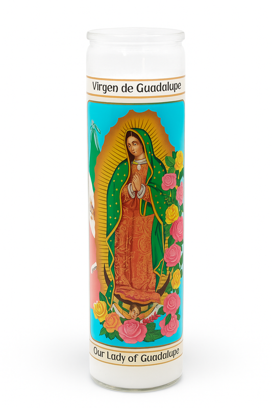 OUR LADY OF GUADALUPE CANDLE