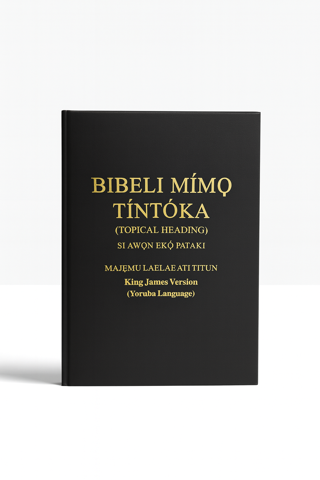 BIBELI MIMO TINTOKA (TOPICAL HEADING)