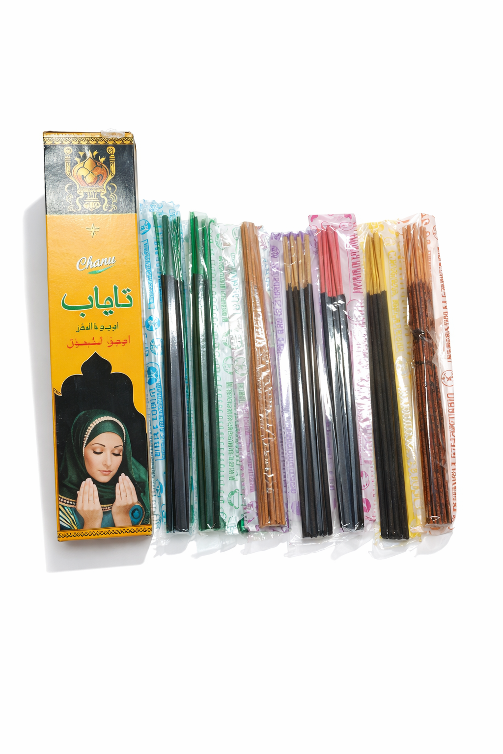 7in1 Nayab / ggg Layadurru Bahurahu /Dual Al Jannah/777/ Padmarati /Chand 786 Agarbatti Incense Sticks