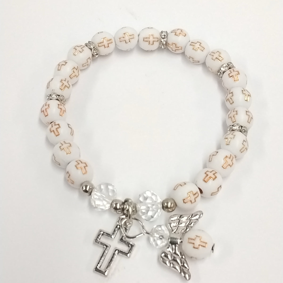 Baptismal Catholic Bracelet/Christian Gifts/Catholic Rosary Bracelet