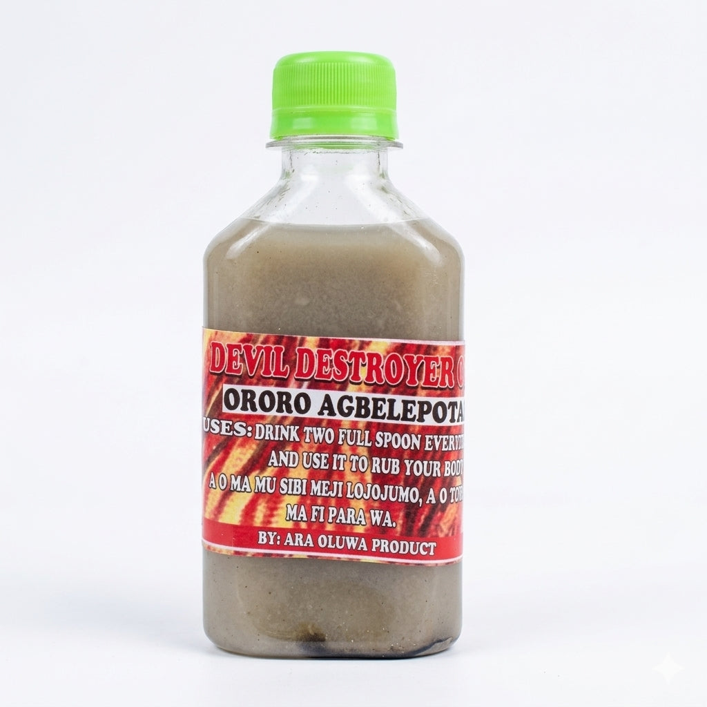 Devil Destroyer Oil/Ororo Agbelepota, 250ml