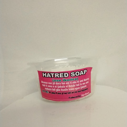 Hatred Removal Spiritual Soap/Ose Iwe Korira Danu