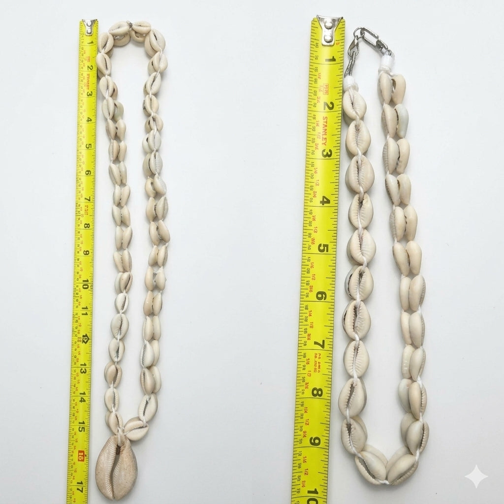 100% Authentic Handcrafted Cowries Necklaces & Bracelet