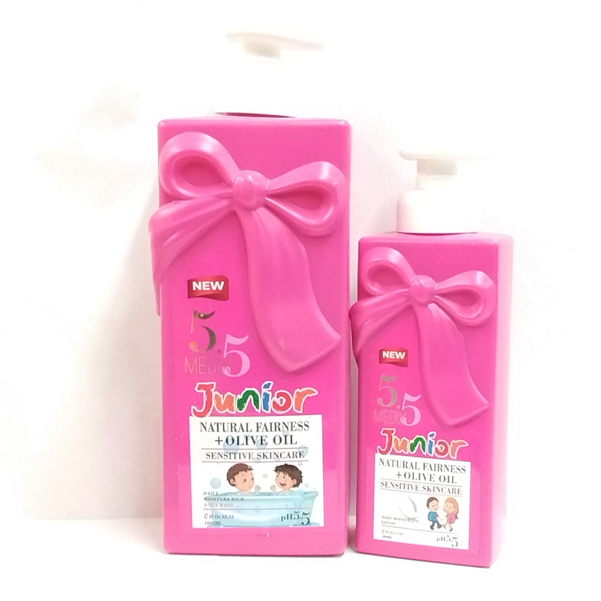 5.5 Medix Junior Natural Fairness + Olive Oil Body Lotion/ 5.5 Medix Junior Natural Fairness + Olive Oil Body Wash