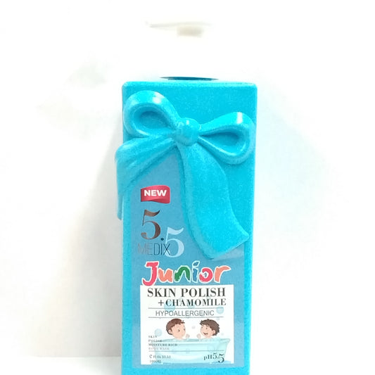 5.5 Medix Junior Skin Polish + Chamomile/ Hypoallergenic  Lotion & Body Wash