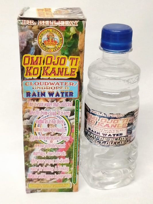 500ml Omi Ojo Ti O Kanle/Cloud Water/undropped Rain Water