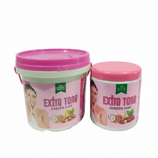 Extra Tone Garden Soap/ African Herbal Black Soap