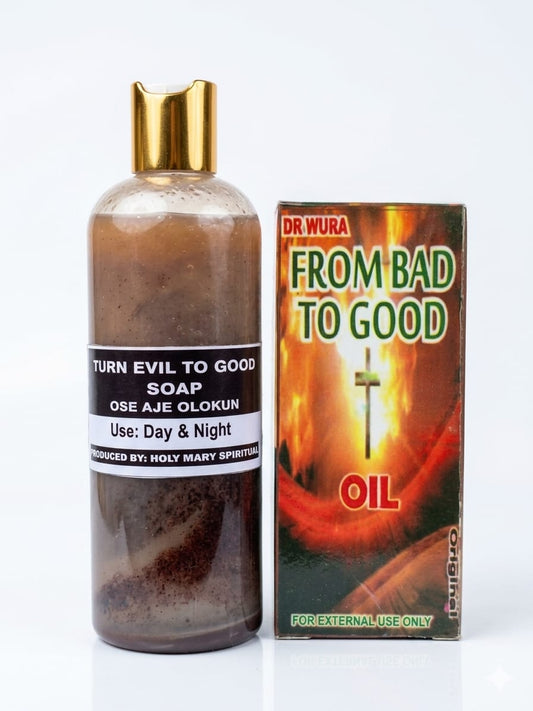Turn Evil To Good Spiritual Kit/Turn Bad to Good Oil