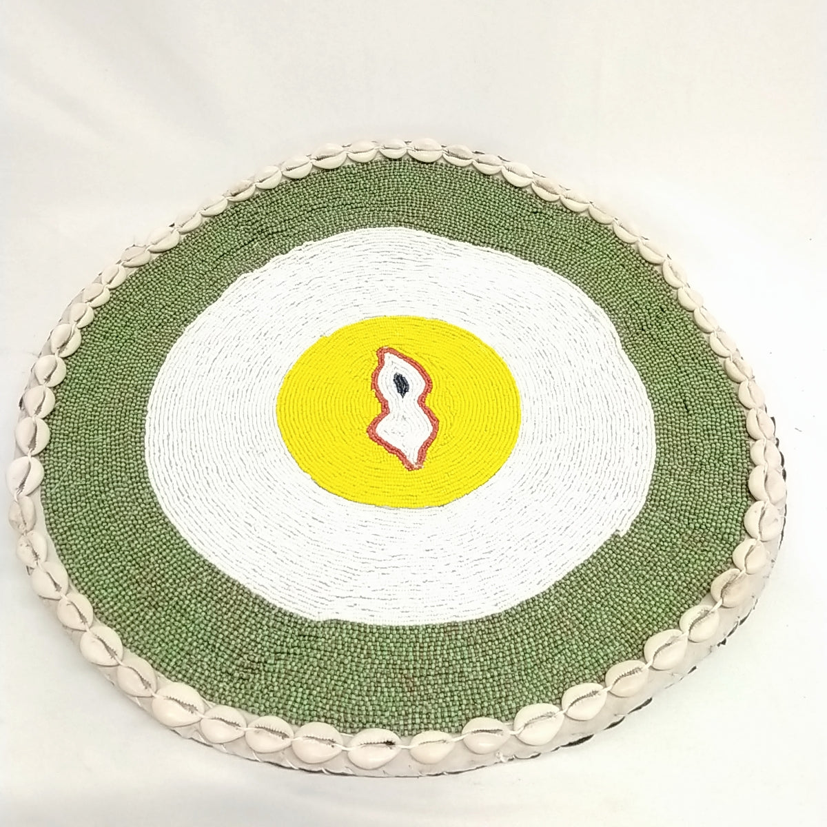 Opele Mat/All Beaded Opele Mat/18 inches in Diameter Opele Mat