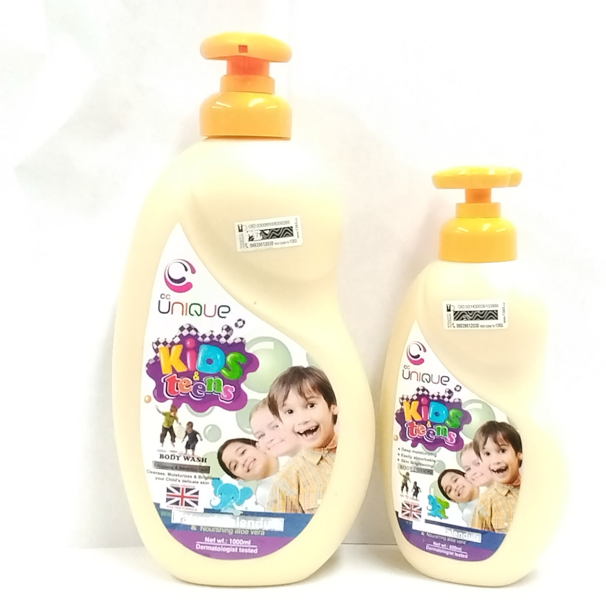 Unique Kids Teens Body Lotion & Body Wash