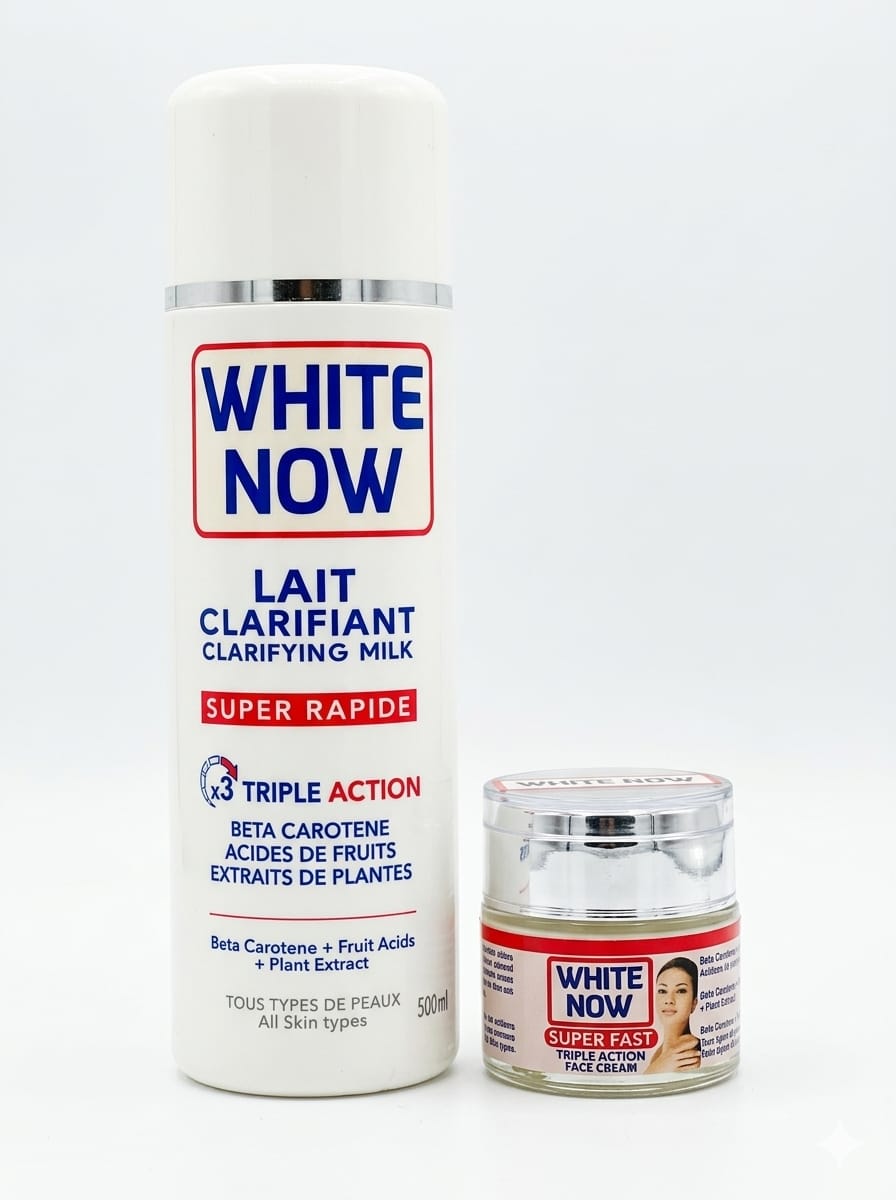 White Snow Clarifying Milk/Snow White Exfoliating & Lightening Soap/White Now Face Cream/White Now Clarifying Oil