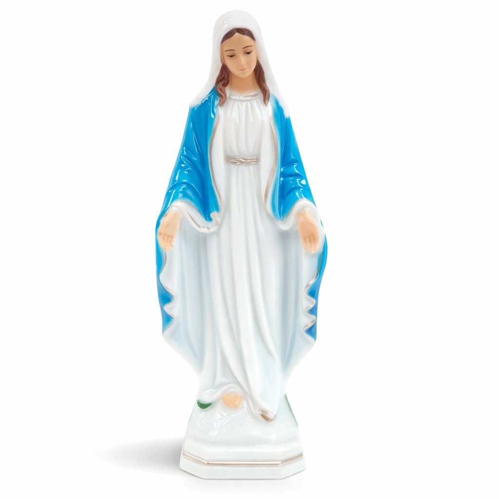 7.8inches Tall Virgin Mary Statue Resins=Catholic Gifts Statue/Home Decor