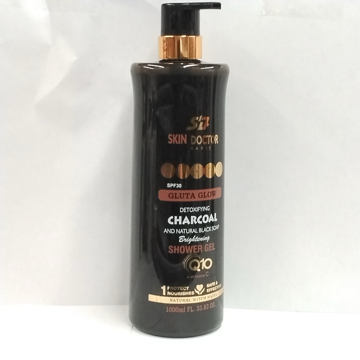 Skin Doctor  Detoxifying Charcoal And Natural Black Soap/Skin Doctor Ultra Radiance Intense Whitening Body Lotion/Intense Whitening Face Cream+Vitamin C