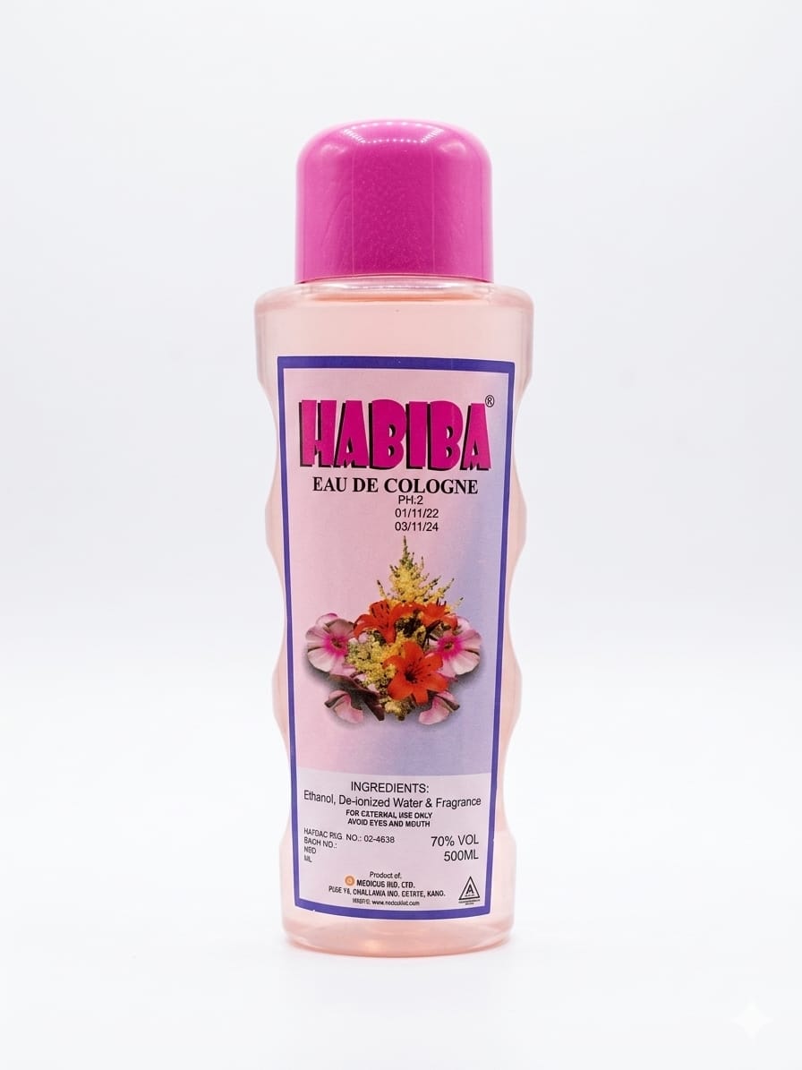 Habiba Eau De Cologne 1000ml/500ml