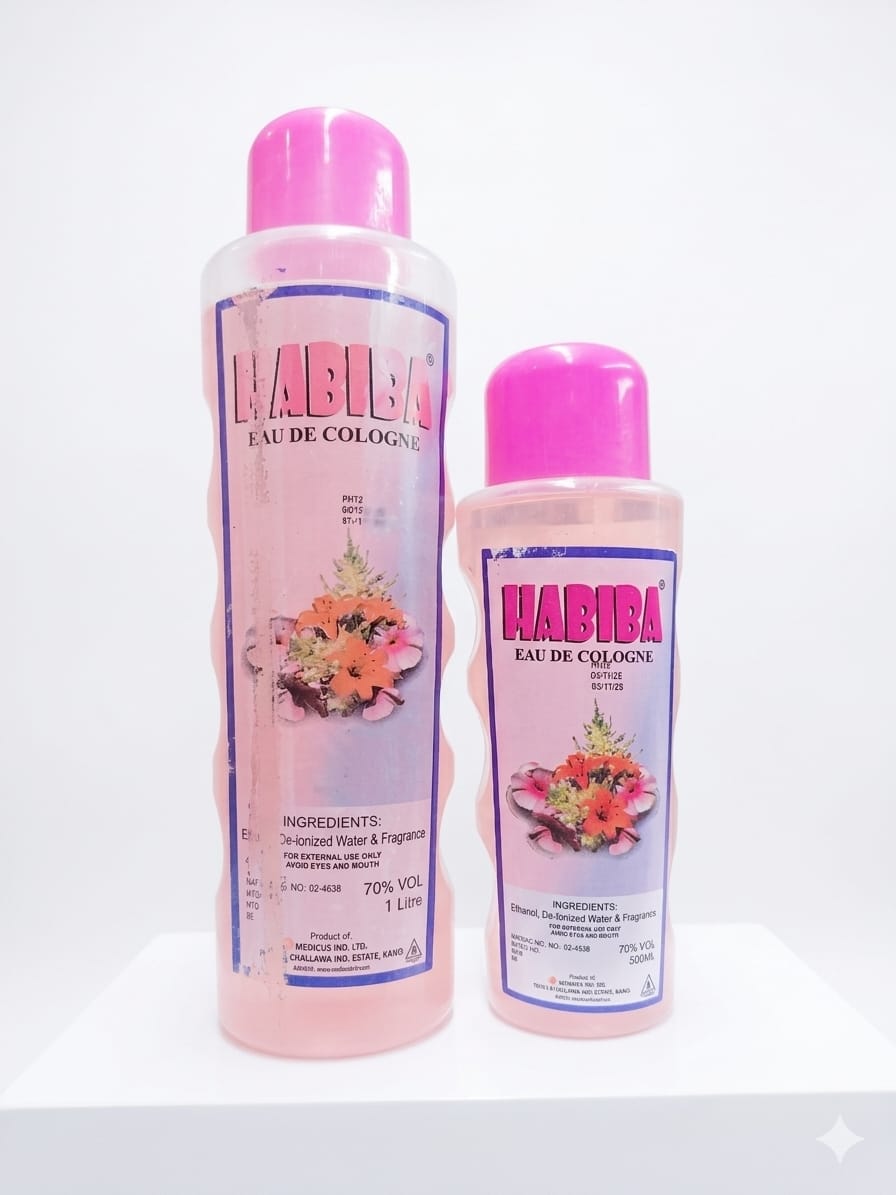 Habiba Eau De Cologne 1000ml/500ml