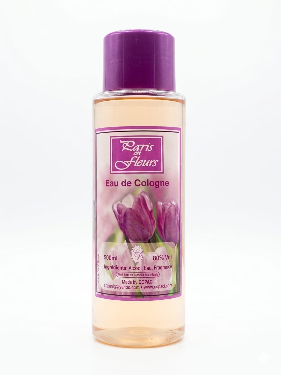500ml Paris De Fleurs Eau De Cologne
