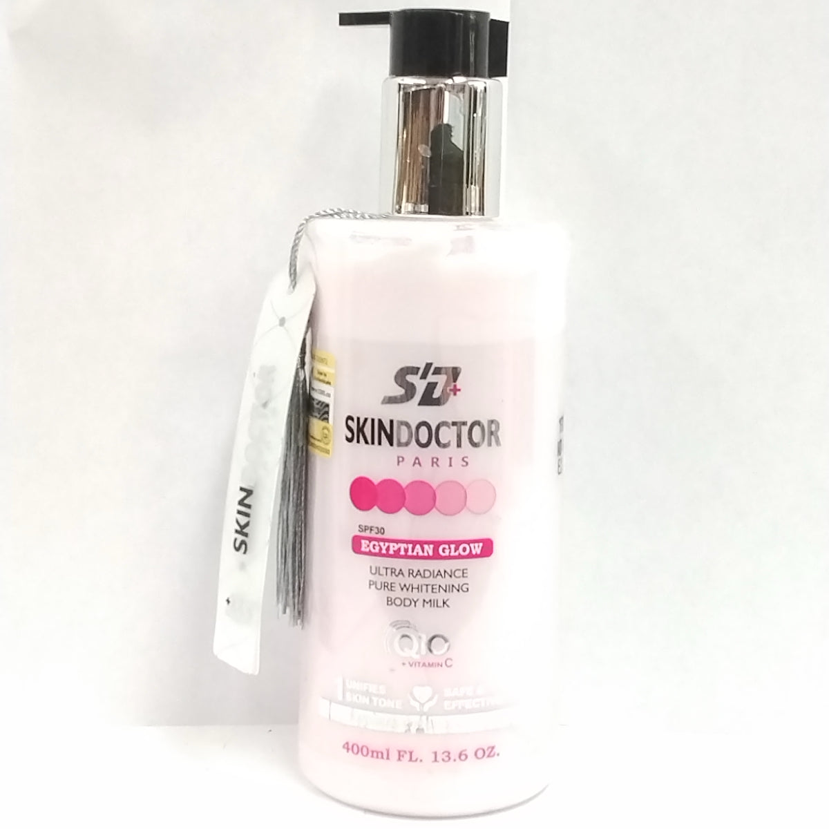 Egyptian Glow Exfoliating & Lightening Shower Gel/ SkinDoctor Egyptian Glow Ultra Radiance Pure Whitening Body Milk