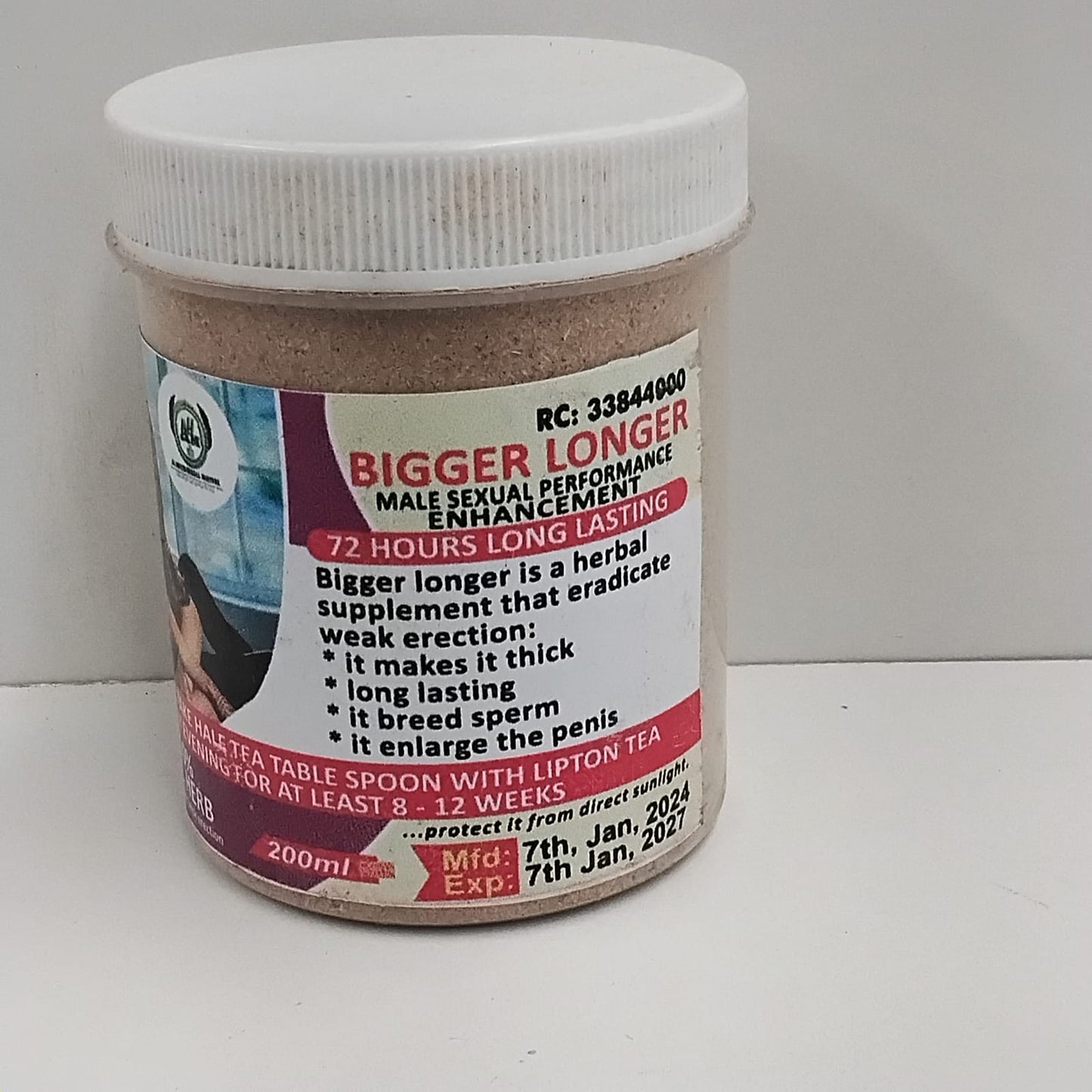 100% Herbal Powder/Bigger Longer Herbal Powder For Men