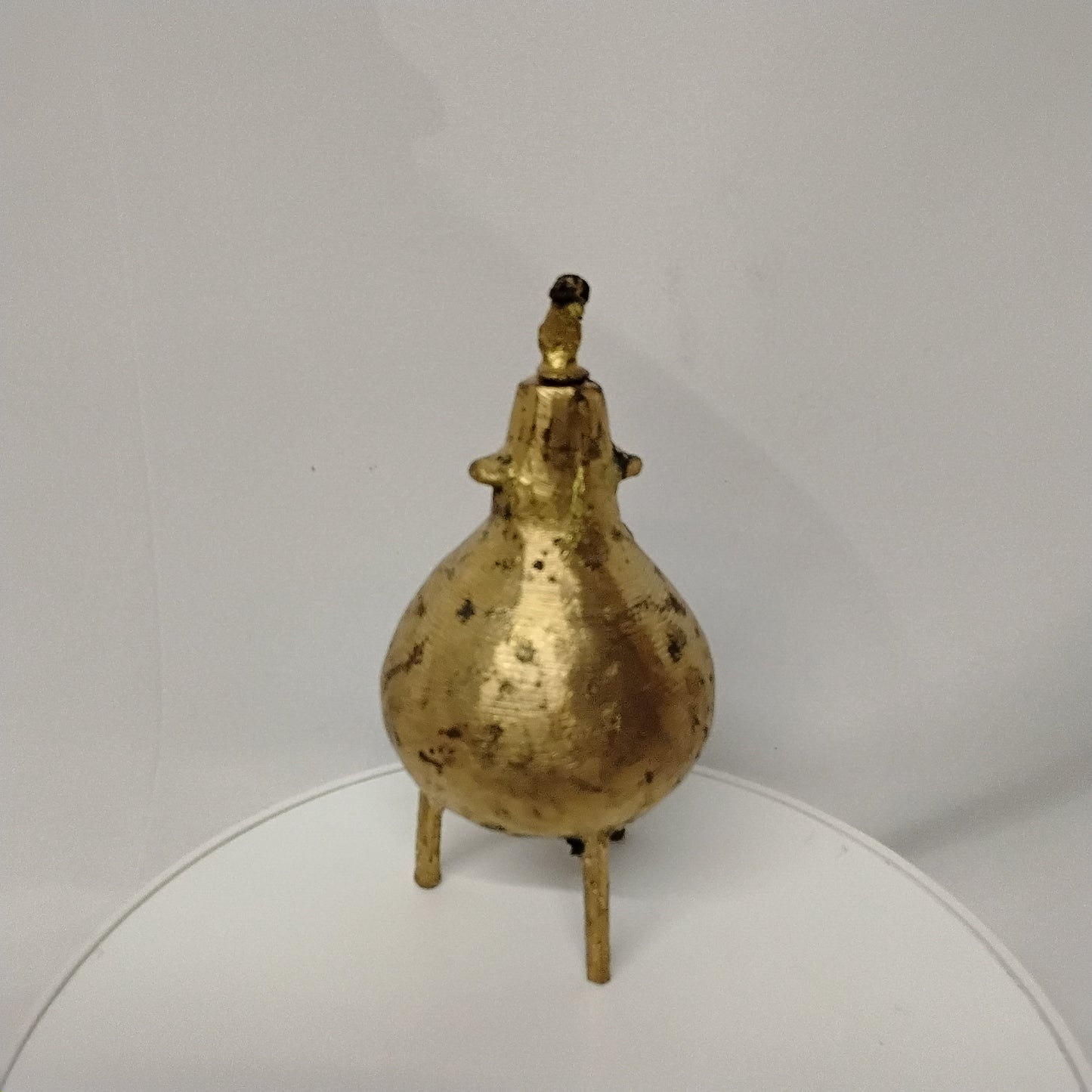 Ado Ide/ Hand Crafted African Brass Gourd