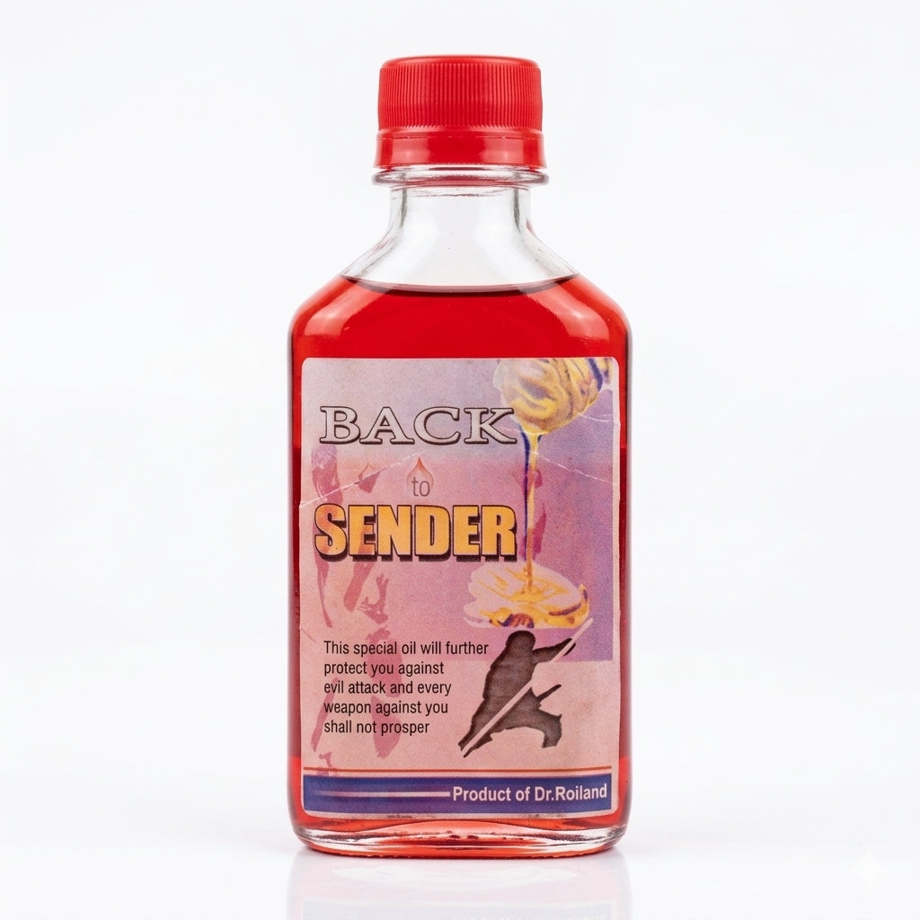 200ml Back to Sender Spiritual Oil
