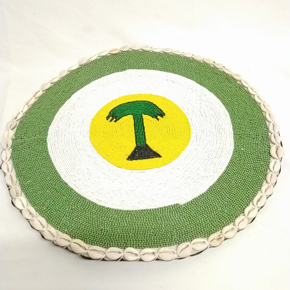 Opele Mat/All Beaded Opele Mat/18 inches in Diameter Opele Mat