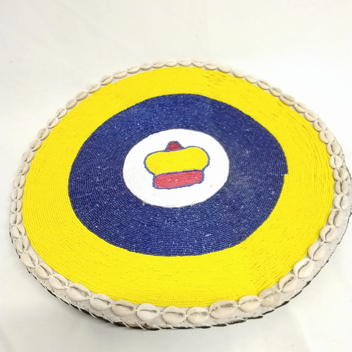 Opele Mat/All Beaded Opele Mat/18 inches in Diameter Opele Mat