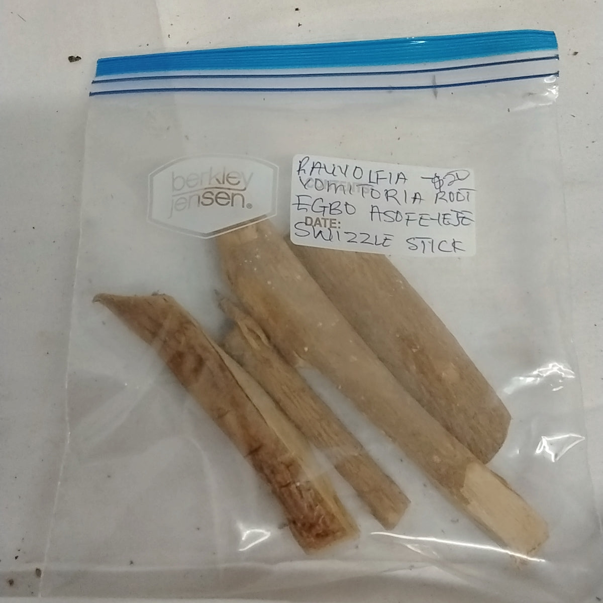 Egbo Asofeyeje/Swizzle Sticks/ Rauvolfia Vomitoria Root