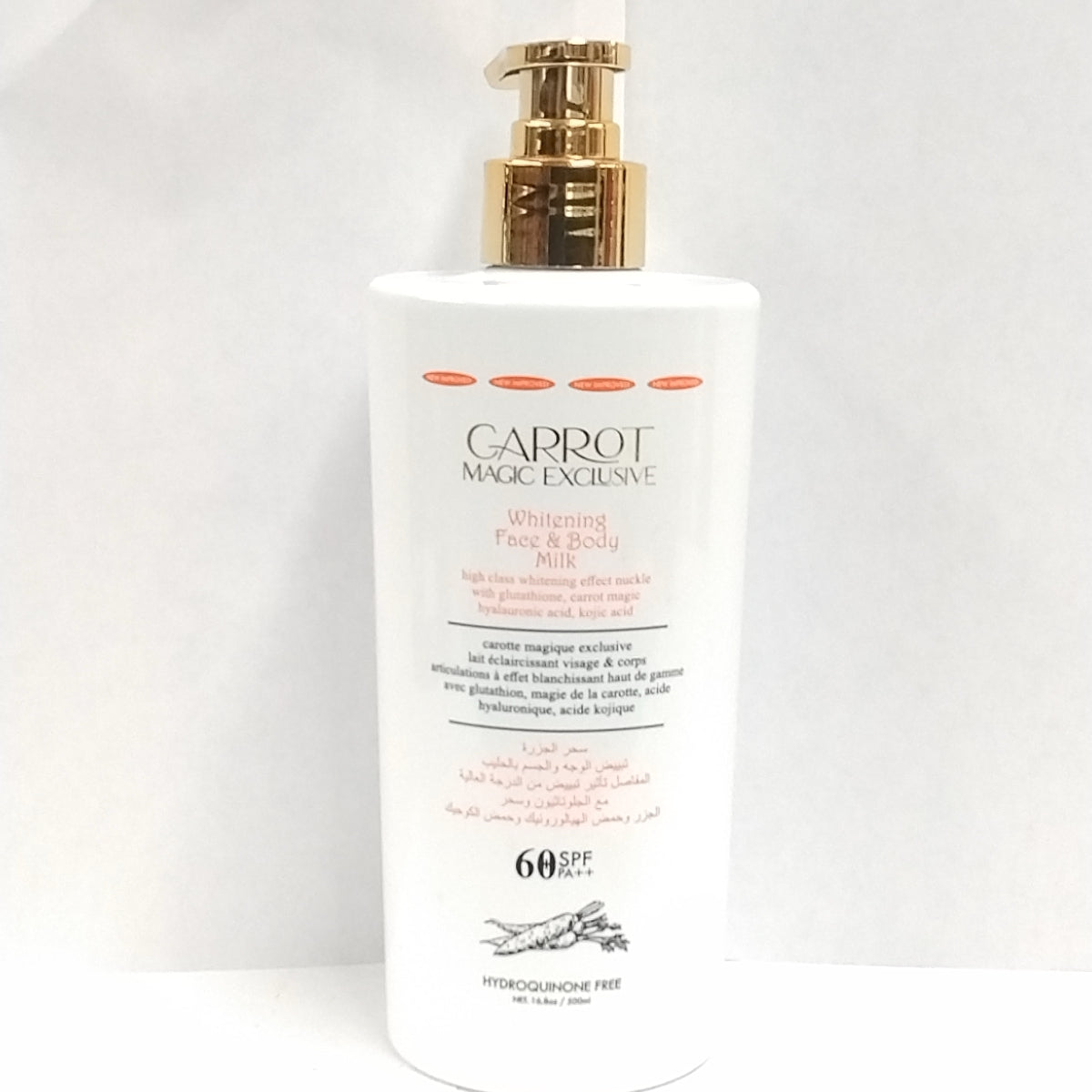 Carrot Magic Exclusive Body & Face Milk/Carrot Magic Exclusive Whitening Face Cream
