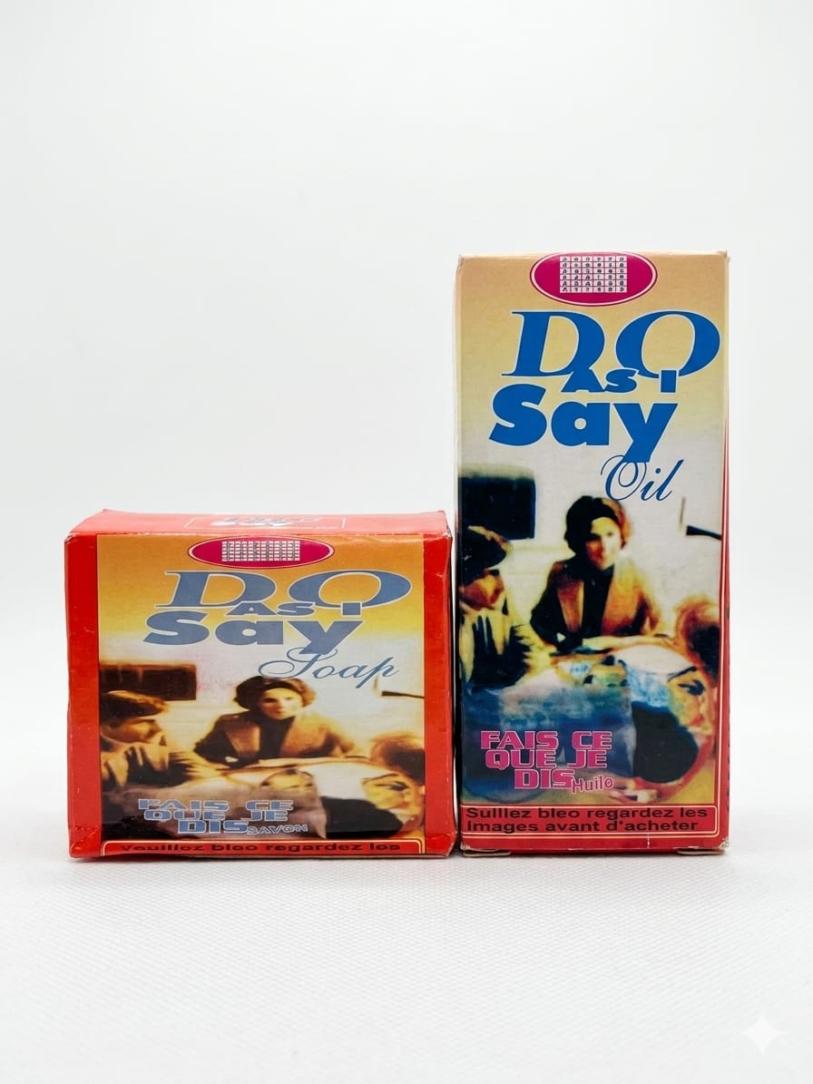 Do As I Say Soap & 100ml  Oil